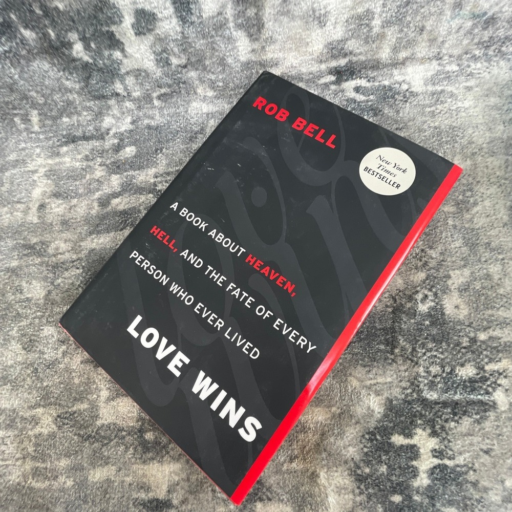 Love Wins Hardcover First Edition  Rob Bell Christian Theology Book Religion